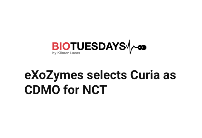 BioTuesdays: eXoZymes selects Curia as CDMO for NCT