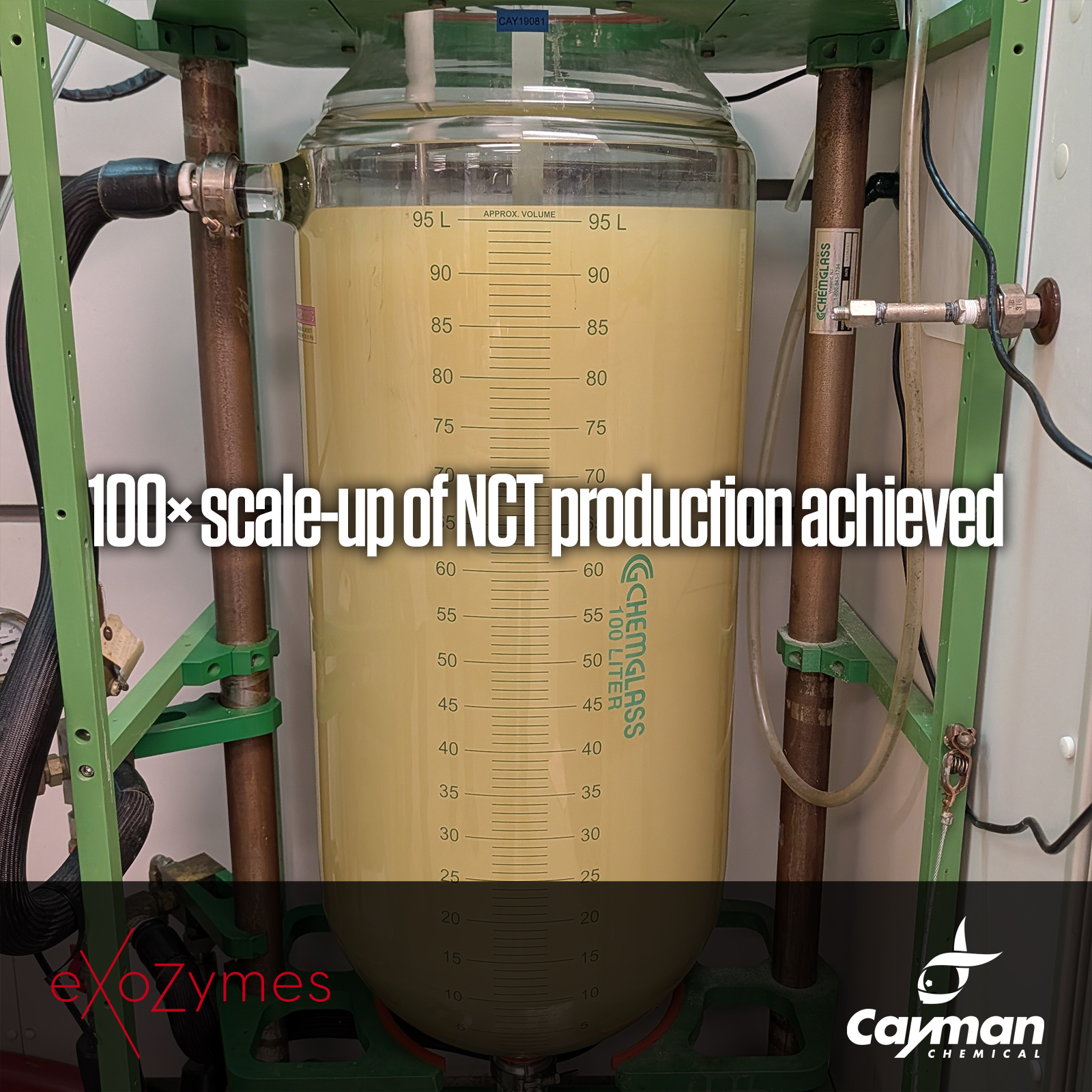 100× scale-up of NCT production achieved
