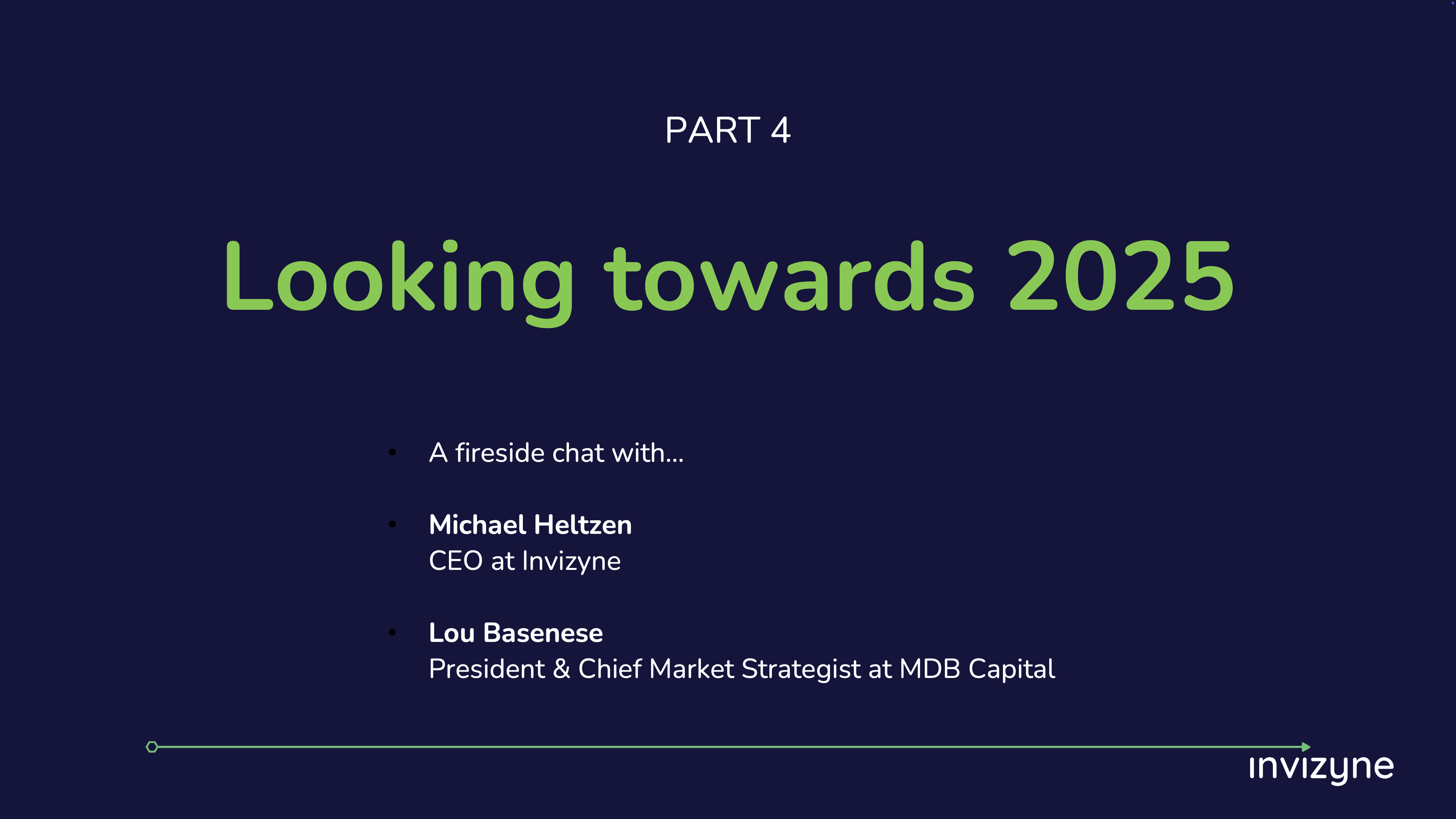 ARCHIVE: Looking at the rest of 2025 - part 4 of a fireside chat about Invizyne