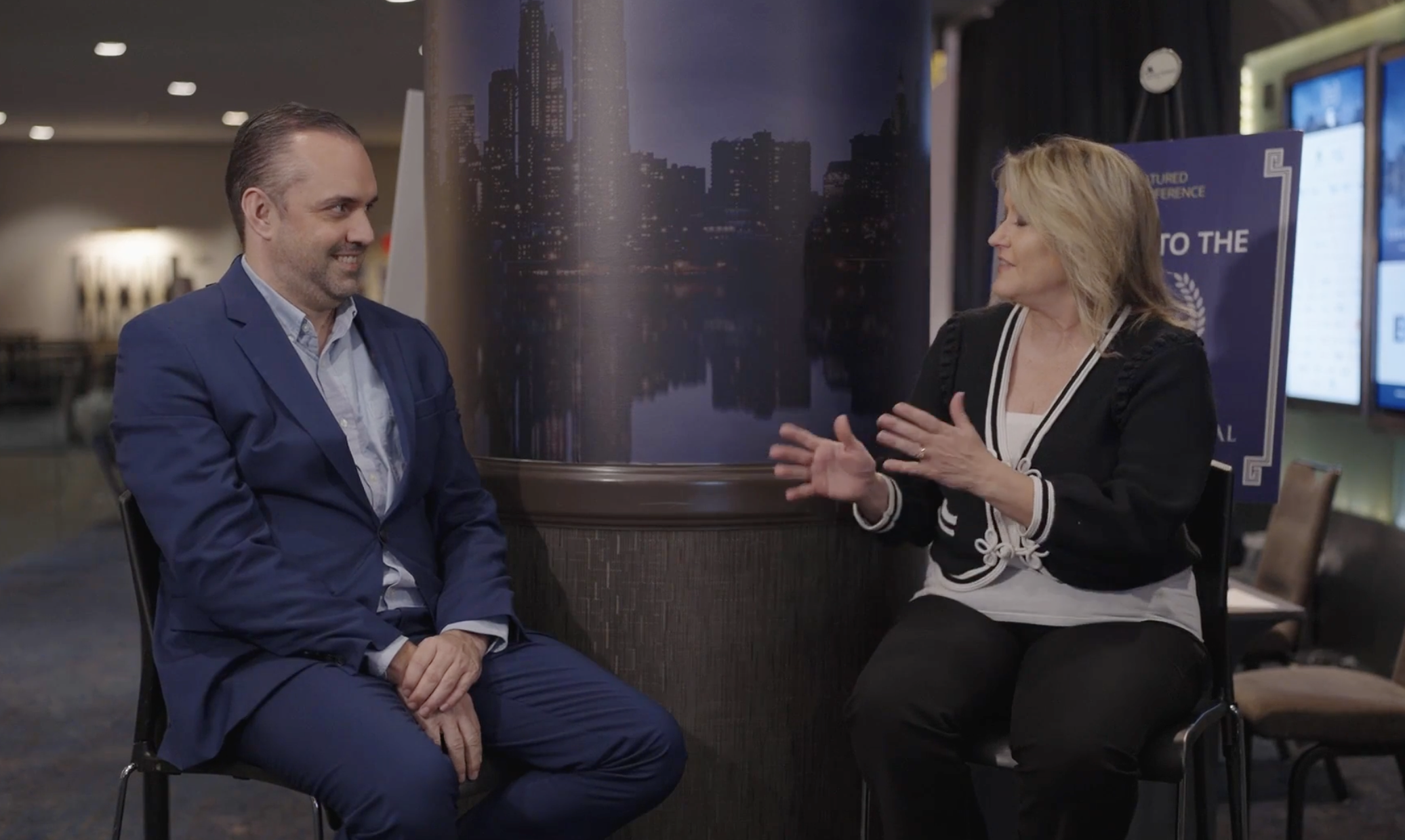 CEO, Michael Heltzen is interviewed by Jane King