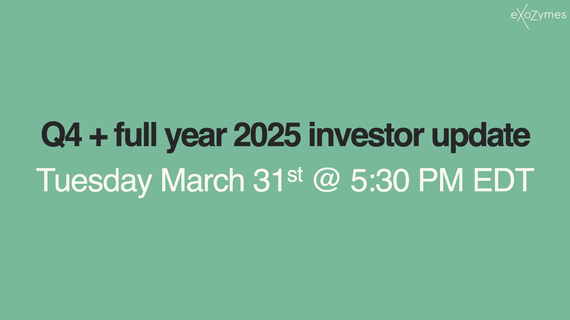 Q4 + 2025 investor call